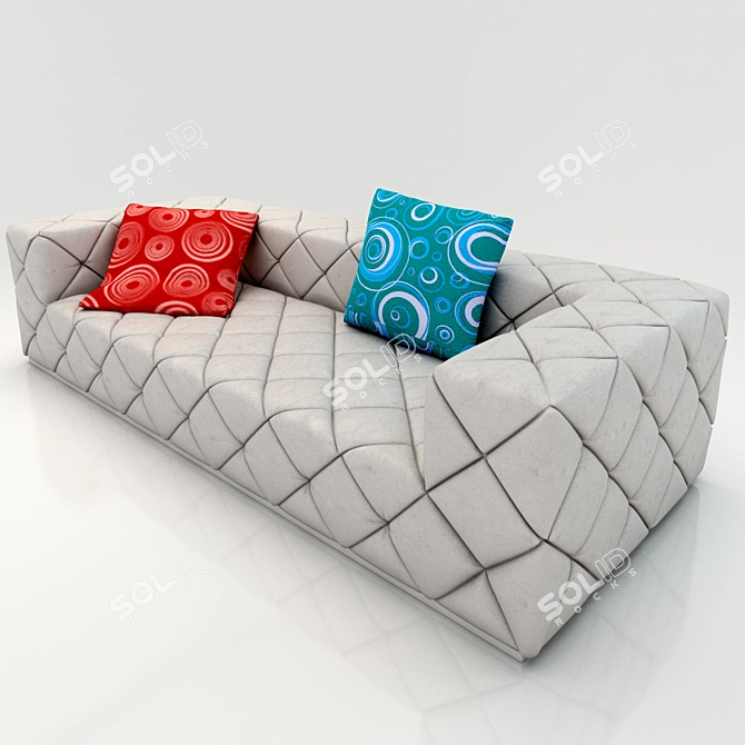 LONGHI MUST Sofa - Sleek and Spacious 3D model image 1