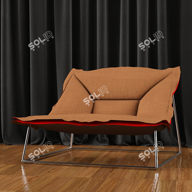 SleekLock Pro Hair Straightener 3D model image 1