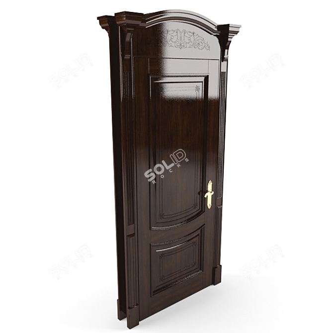 Elegant Door Classics 3D model image 1