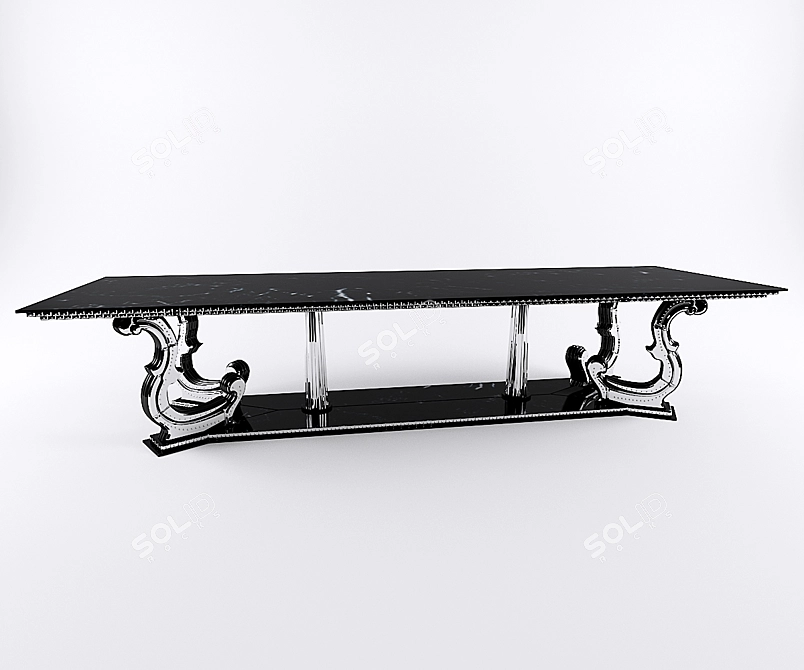 Elegant Marble Table: ArteVeneziana 3D model image 1