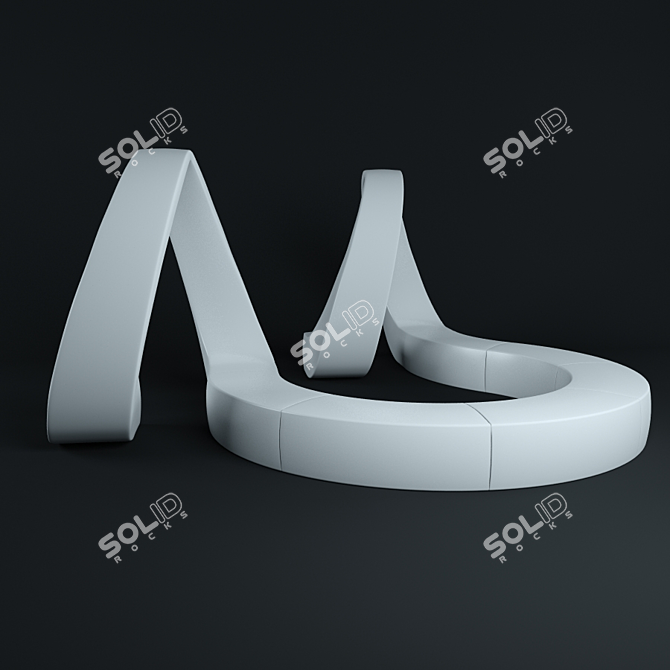 Vondom AND: Versatile Outdoor Bench & Light 3D model image 2