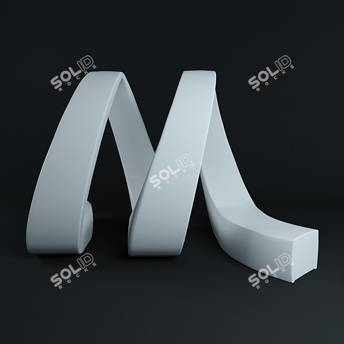 Vondom AND: Versatile Outdoor Bench & Light 3D model image 3