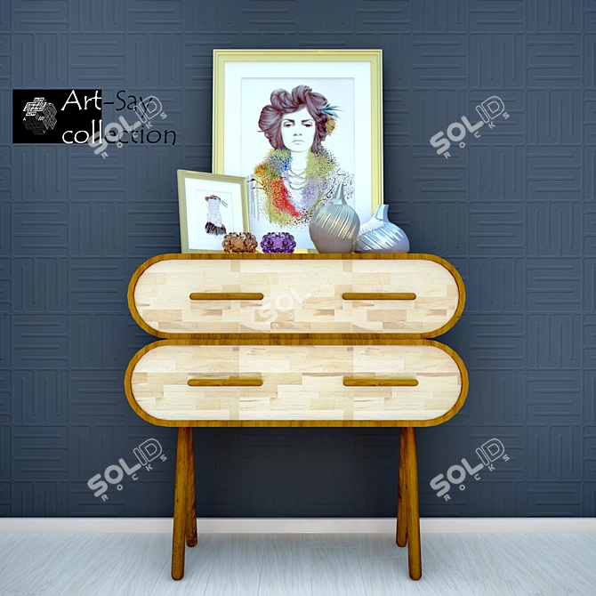 Art-Say Collection Decor Set 3D model image 1