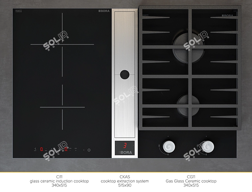 Bora Classic: The Ultimate Cooking Experience 3D model image 2