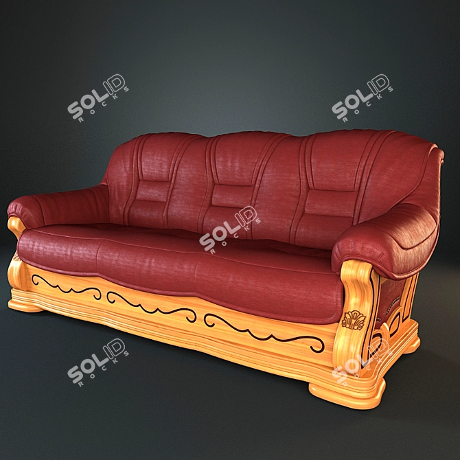 Pinskdrev Consul 21 Sofa (3M) 3D model image 1