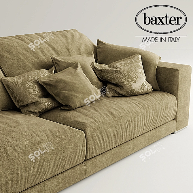 BUDAPEST Sofa: Comfort & Style Together 3D model image 2