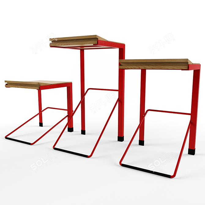 Modern Bar Stools for Any Space 3D model image 2