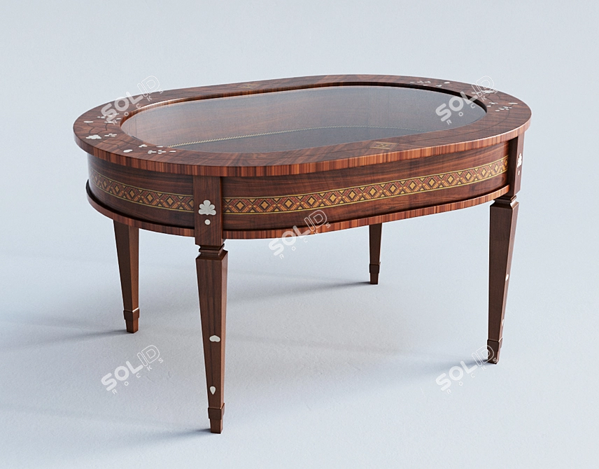 BACHECA Carpanelli Coffee Table - Elegant and Modern 3D model image 1
