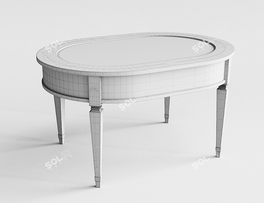BACHECA Carpanelli Coffee Table - Elegant and Modern 3D model image 3