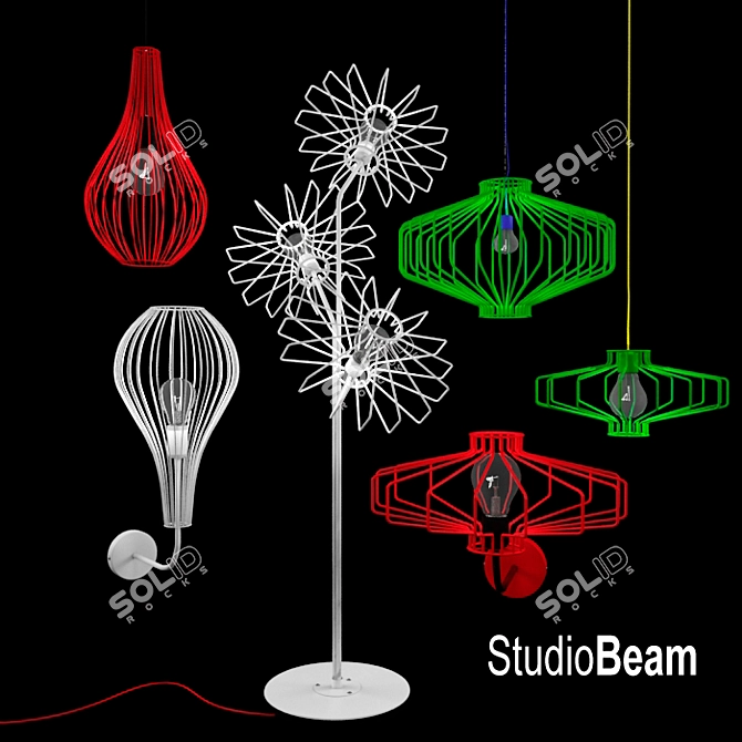 Studio Beam 2: Unique Lighting Solutions 3D model image 1