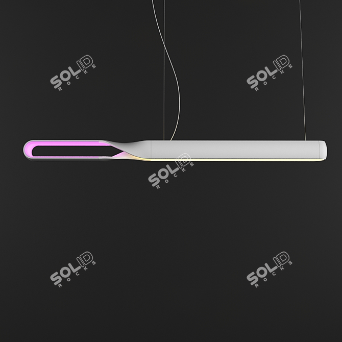 Infinite Elegance: QisDESIGN Pendant Light 3D model image 3