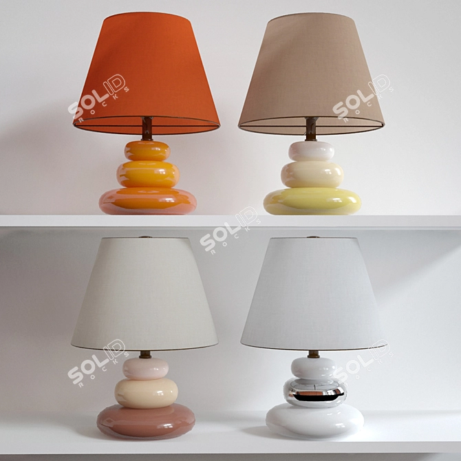 Ness Hoff Table Lamp - 4 Colors, 15,404 Triangles 3D model image 1