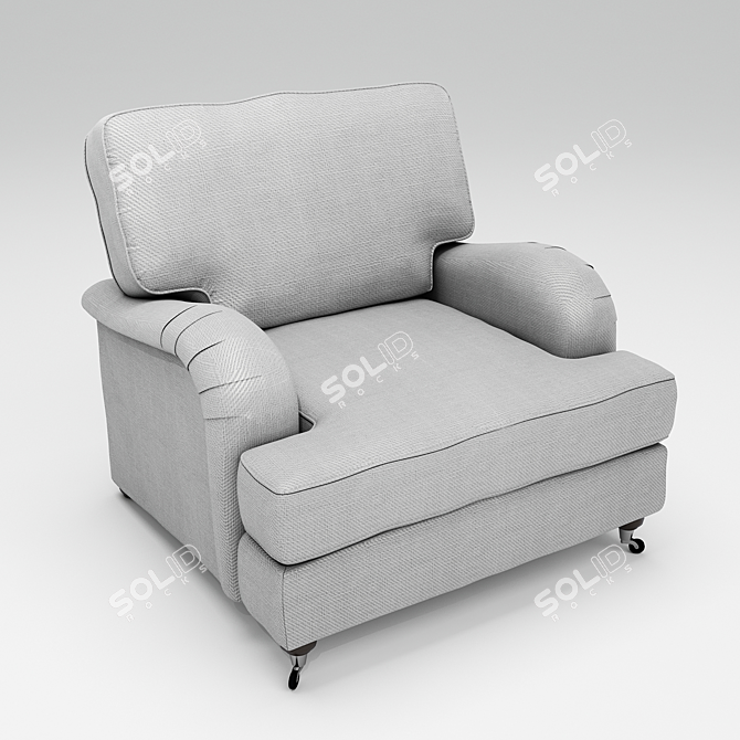 Library Freebie Chair 3D model image 1