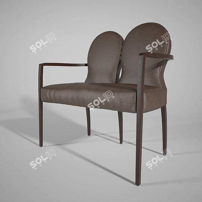 ErgoStul: Comfortable and Stylish Seating Solution 3D model image 1