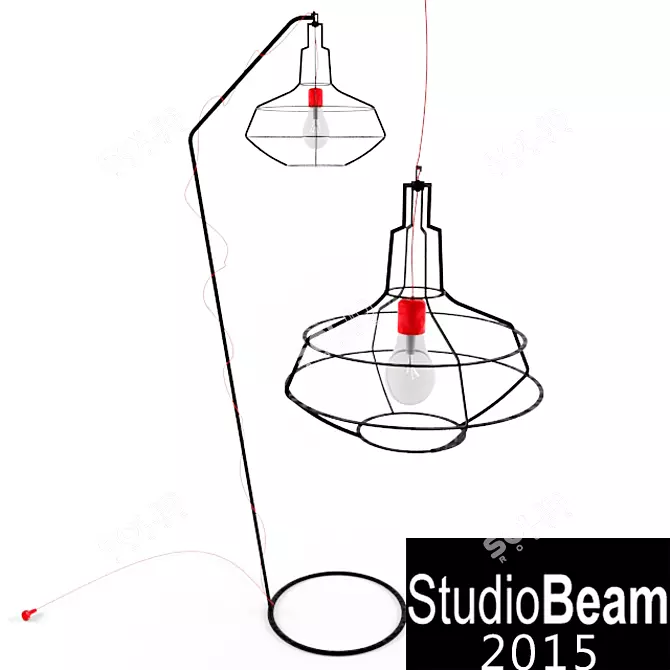 Sleek Elmo Studio Beam Light 3D model image 1