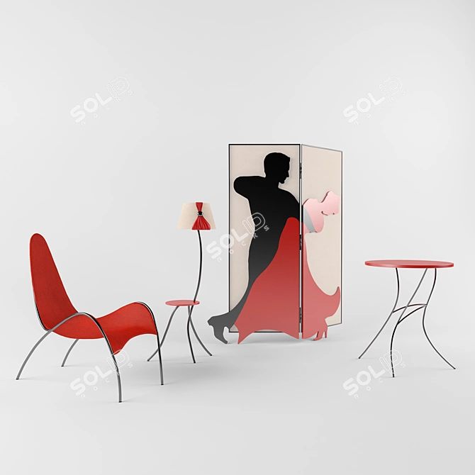 Tango Furniture Collection: Modern Elegance 3D model image 1