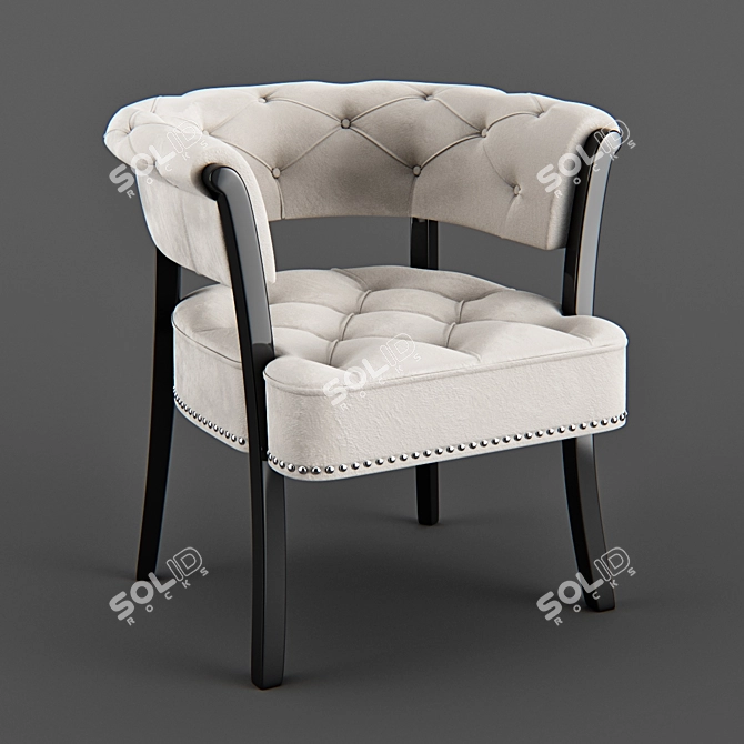 Elegant Visionnaire Kitten Chair 3D model image 1