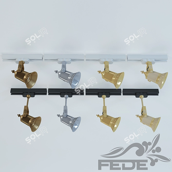 Fede Vienna Par 30 LED Track 3D model image 2