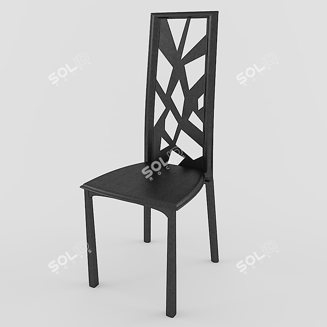 AIRNOVA Cathy Chair: Sleek, Stylish, and Comfortable 3D model image 1