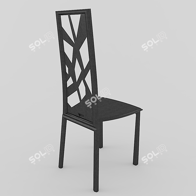 AIRNOVA Cathy Chair: Sleek, Stylish, and Comfortable 3D model image 2