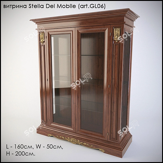 Elegant Showcase by Stella Del Mobile 3D model image 1