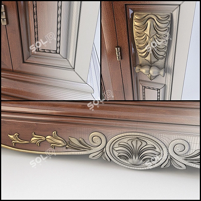 Elegant Showcase by Stella Del Mobile 3D model image 2