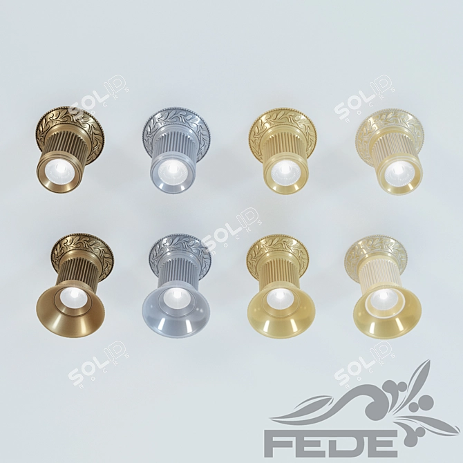 Fede Vienna Pendant Light 3D model image 2
