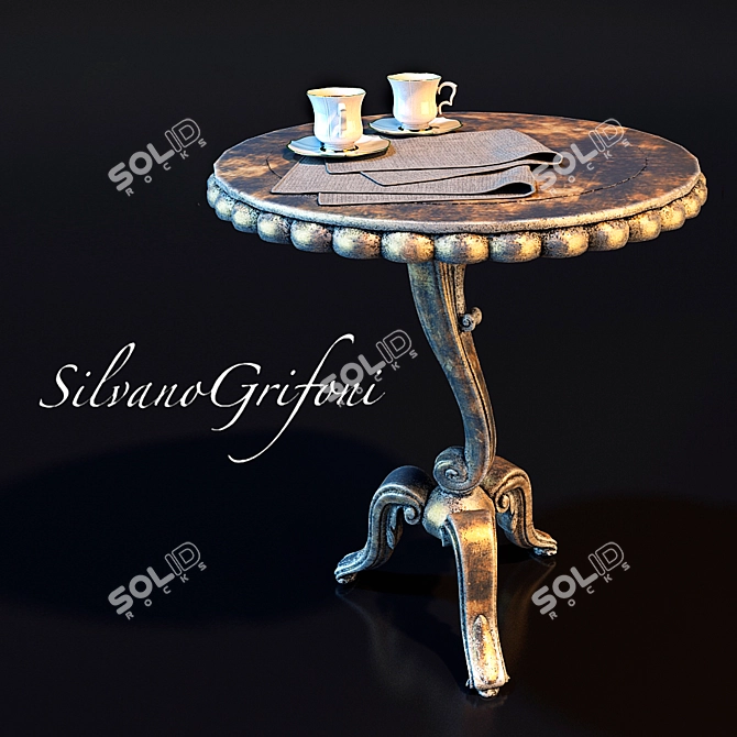 Elegante Silvano Grifoni Table 3D model image 1