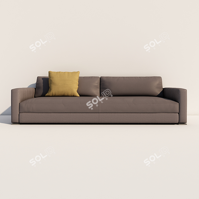 Cassandra Sofa: Elegant and Luxurious 3D model image 1