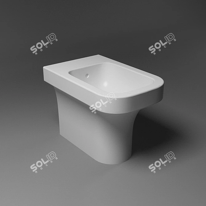 Hygienic Bidet Attachment 3D model image 1