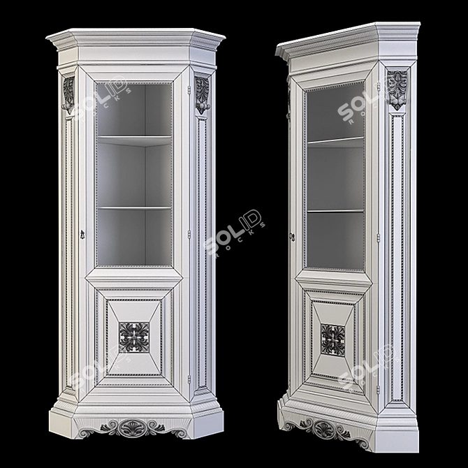 Stella Del Mobile Corner Showcase 3D model image 3