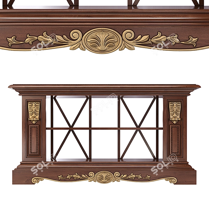 Stella Del Mobile Console Table 3D model image 3
