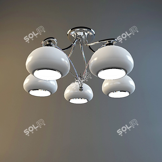 Blitz 2477-35 German Ceiling Chandelier 3D model image 1