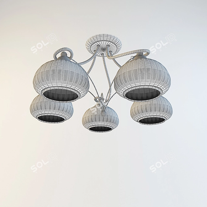 Blitz 2477-35 German Ceiling Chandelier 3D model image 2