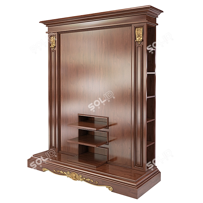  Elegant Storage TV Unit Stella Del Mobile 3D model image 2