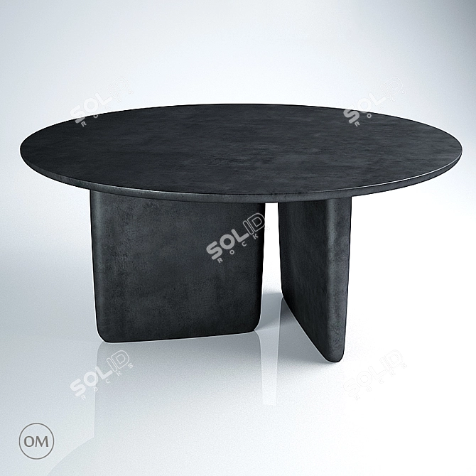 Tobi-Ishi Table: Sleek and Stylish Design 3D model image 1
