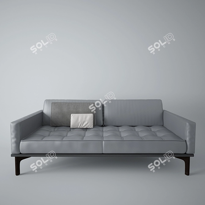 Wittmann Joyce Short Sofa 3D model image 1