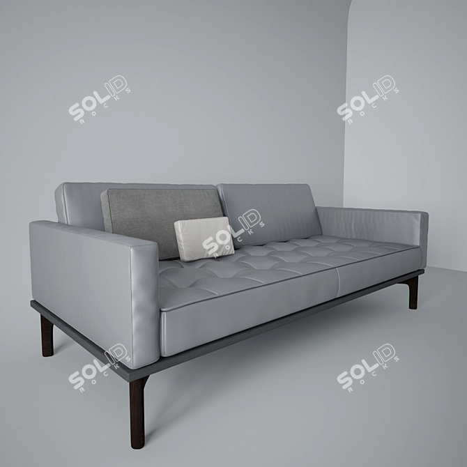 Wittmann Joyce Short Sofa 3D model image 2