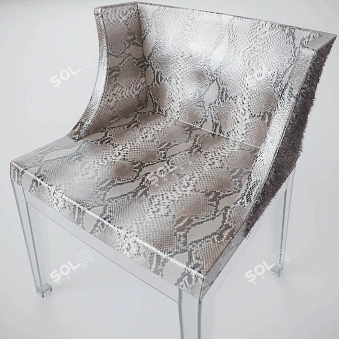 Title: Lenny Kravitz Chair: Exotic Simplicity with Kartell 3D model image 2