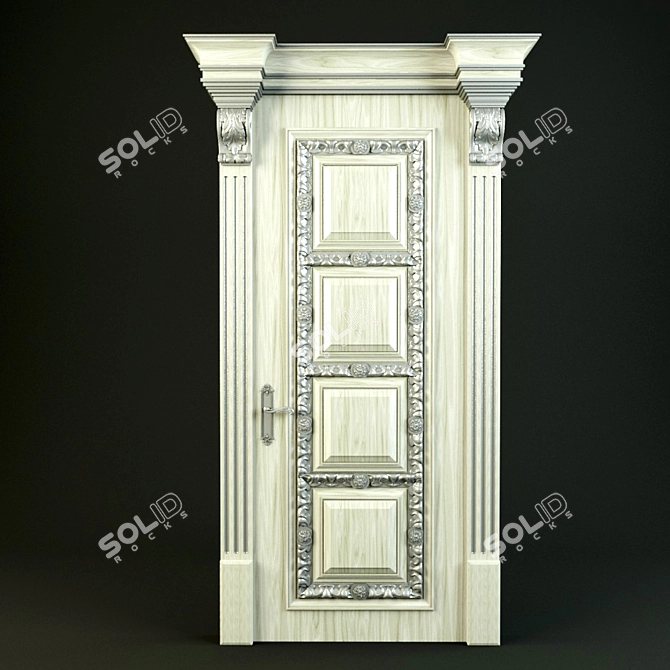 Title: Elegant Entry Door for a Stunning Entrance 3D model image 1