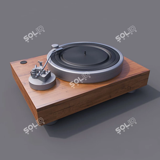 Gramophone Player: Classic and Timeless 3D model image 1