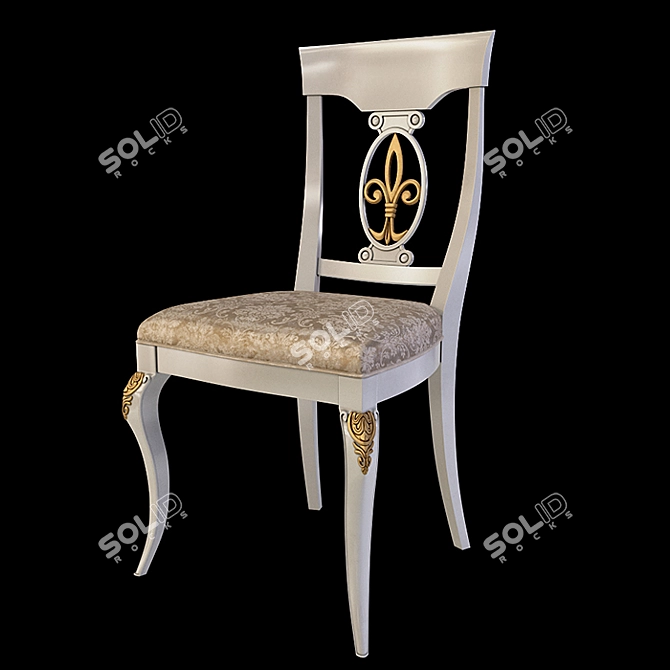 Stella Del Mobile Table Chairs - Art.GL10 3D model image 7