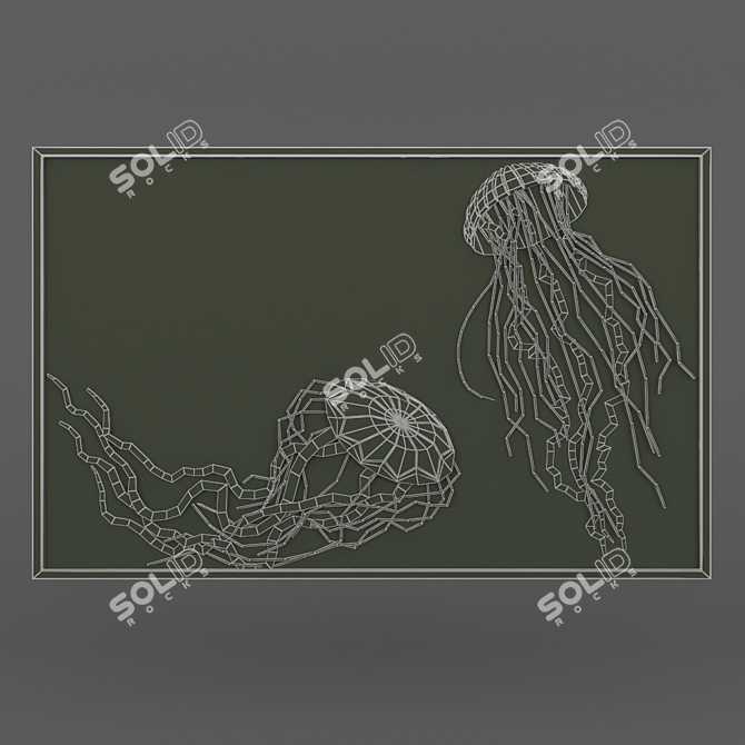 Sleek Medusa Panels: Artistic Elegance 3D model image 3