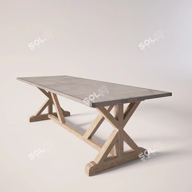 Elegant Table Collection 3D model image 2