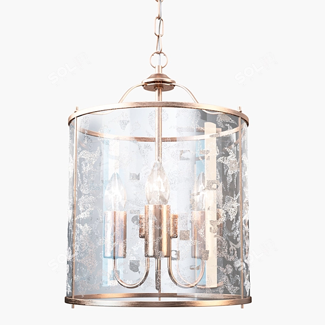 Elegant Sevilla Chandelier 3D model image 1