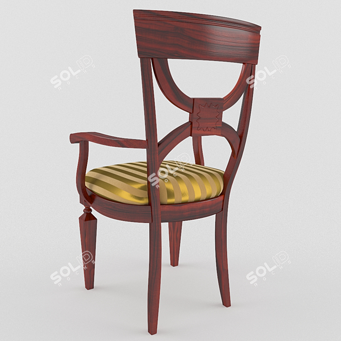 Stradivari Chair: Elegant and Ergonomic 3D model image 2