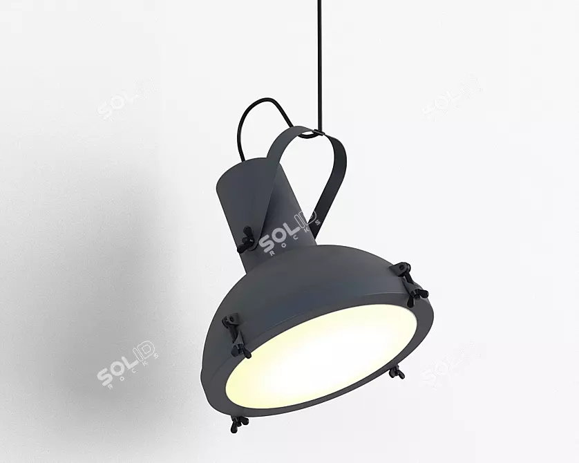 Elegant NEMO Projecteur Pendant 3D model image 1