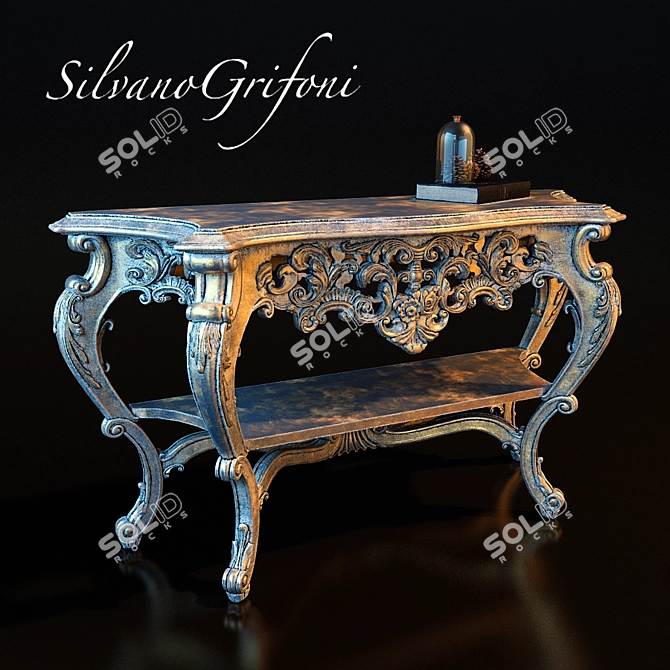 Elegant Silvano Grifoni Console 3D model image 1