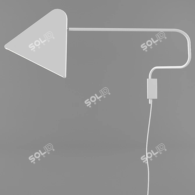 Illuminating Innovation: IKEA PS 2012 LED Wall Lamp 3D model image 2