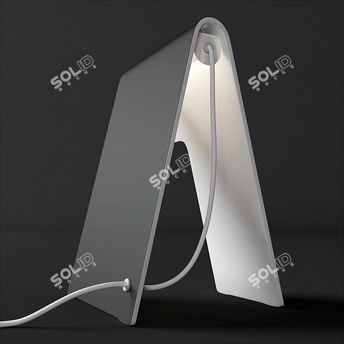 Elegant Mesh Table Lamp 3D model image 2